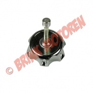 Pitbike/dirtbike 4 takt - Pitbike Ditbike tankdop metaal chroom - 1668 (1-1-2-3)